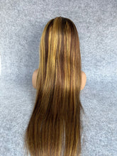 Load image into Gallery viewer, ESSTIQ Straight Highlights Lace Wig - HD Transparent