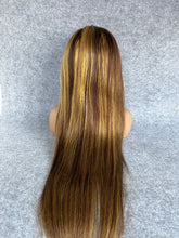 Load image into Gallery viewer, ESSTIQ Straight Highlights  Lace Wig - HD Transparent
